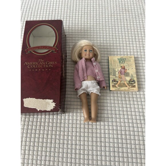 Mini 6” American Girl Doll Kit Kittredge with Retired Outfit, Book Incomplete - Picture 2 of 9